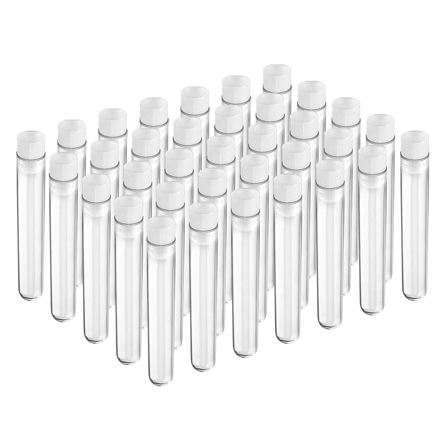 Empty Plastic Test Tubes